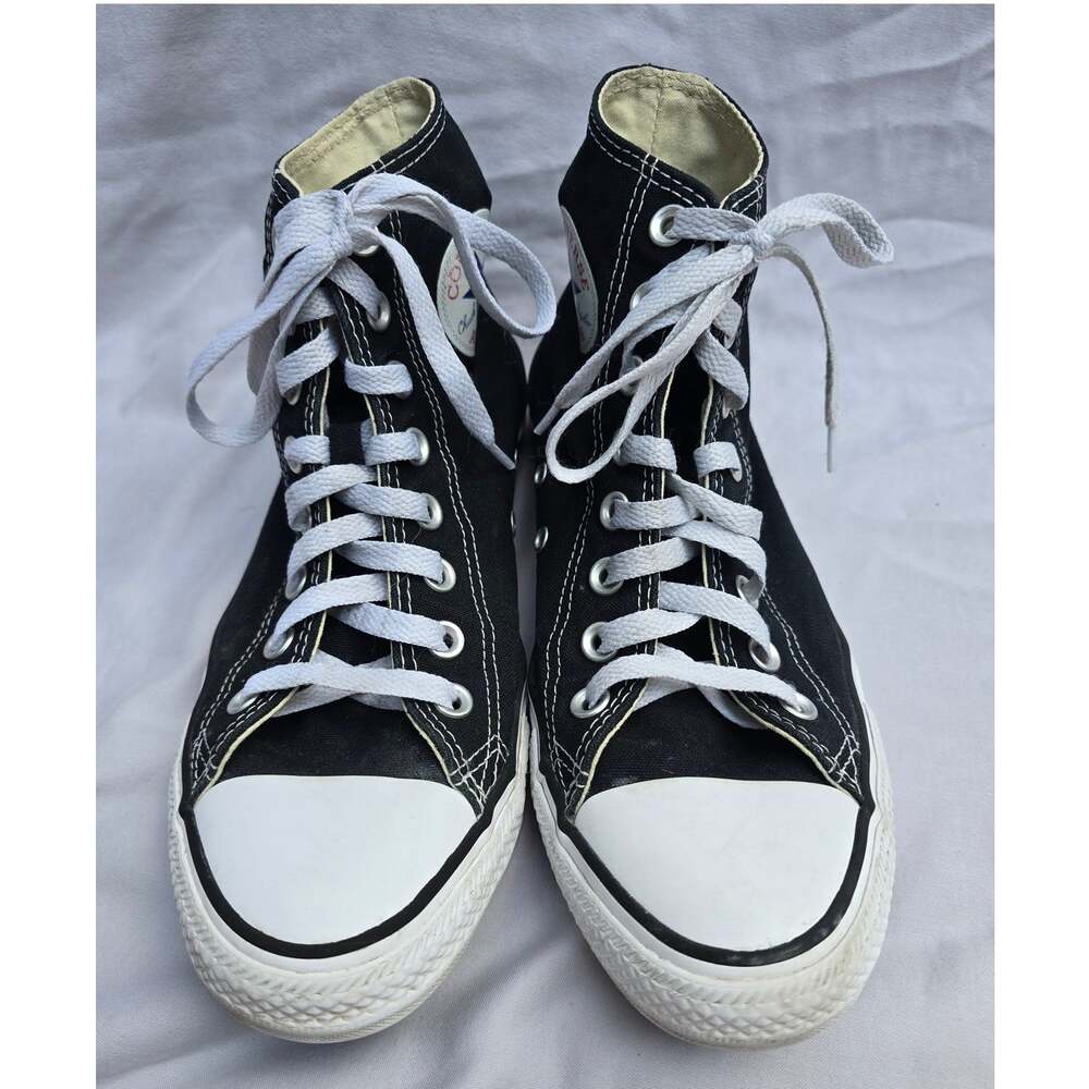 Converse Chuck Taylor All Star High Top Black Canvas Sneakers Men 7 Women 9